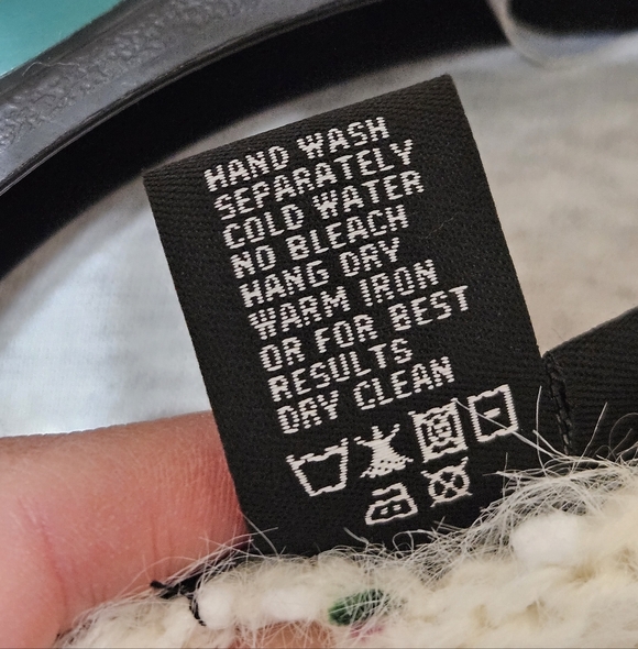 Papillon Multicolour Confetti Eyelash Knit Soft Cozy Sweater Fits M list XL - Picture 9 of 13